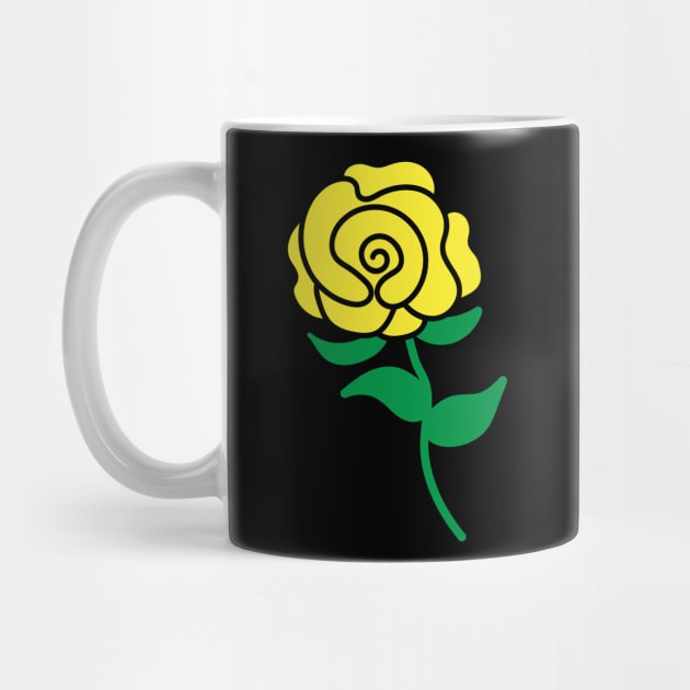 Yellow Rose by Rosemarie Guieb Designs